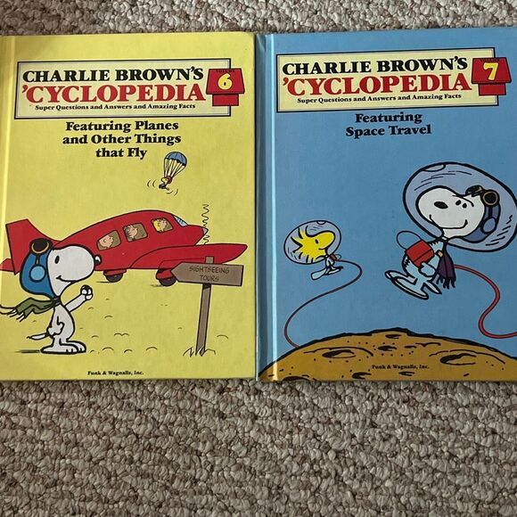 Charlie Brown cyclopedia 1-10 vintage 1989 Charlie Brown books - Picture 5 of 6